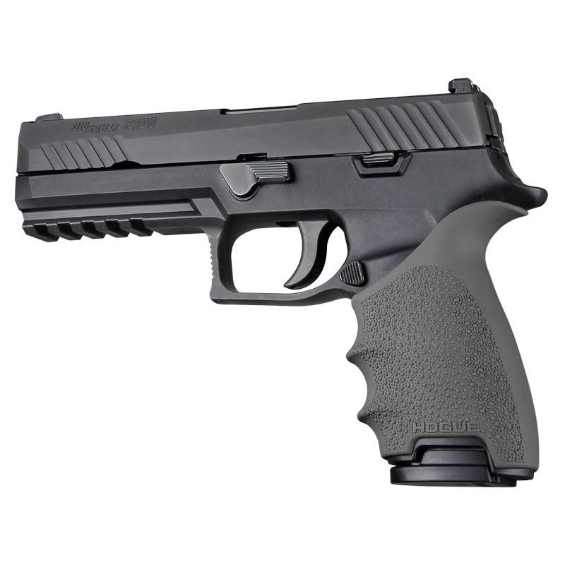 Hogue 17602 Handall Beavertail Grip Sleeve for Sig Sauer P320 - Slate Grey