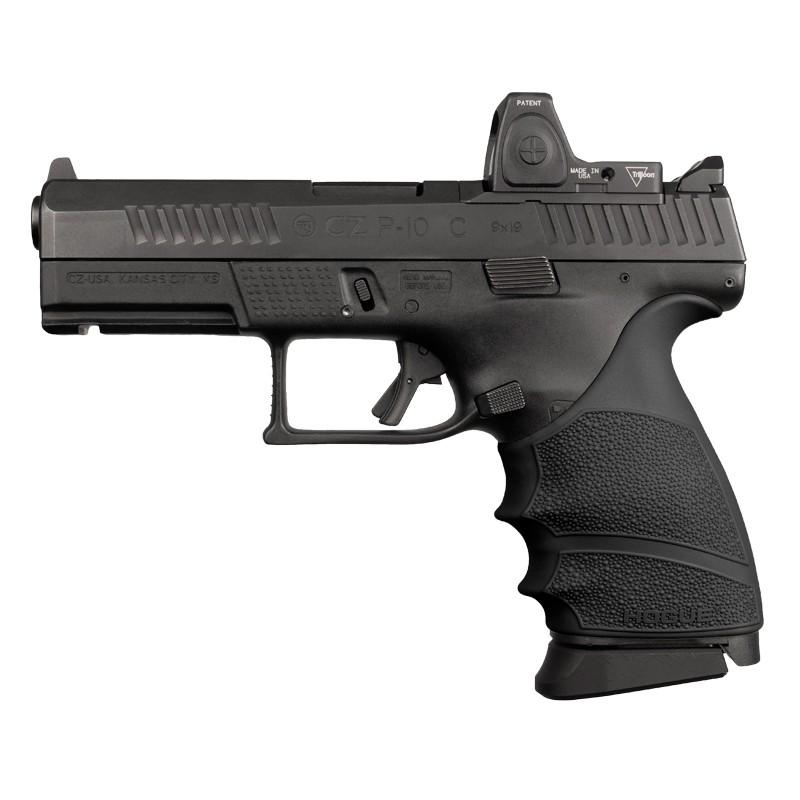 Hogue Handall Beavertail Grip Sleeve Cz P-10 Compact 9MM Black
