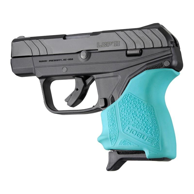 Hogue Handall Beavertail Grip Sleeve Ruger Lcp Ii Aqua