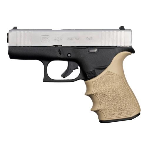 Hogue Handall Beavertail Grip Sleeve for Glock 43X/48 - Fde