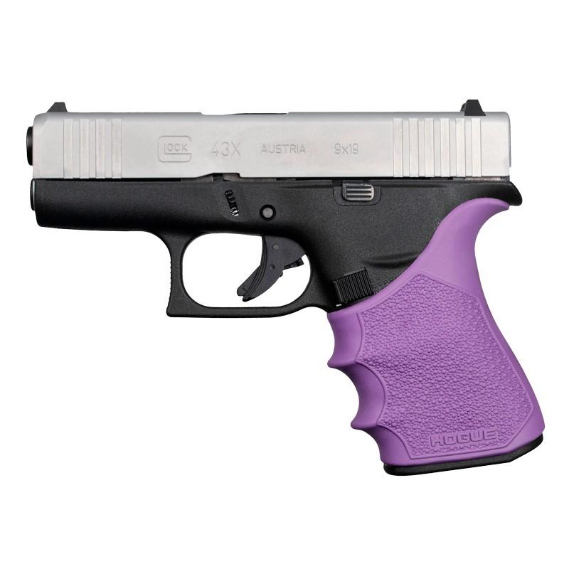 Hogue Handall Beavertail Grip Sleeve Glock 43X 48 Purple