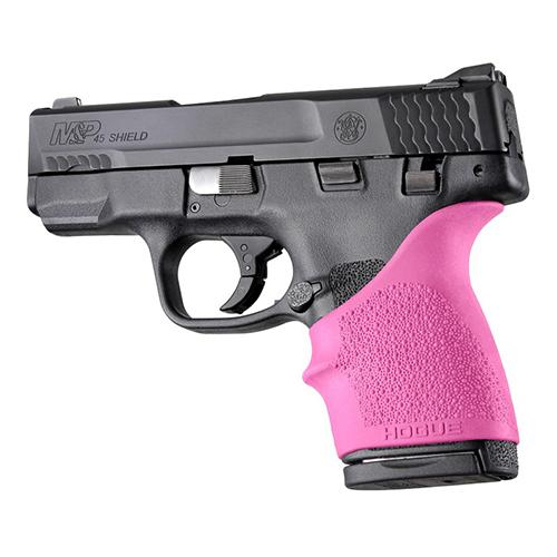 Hogue Handall Bevertl Grip Sleeve Pink for S&w M&p Shield and Kahr