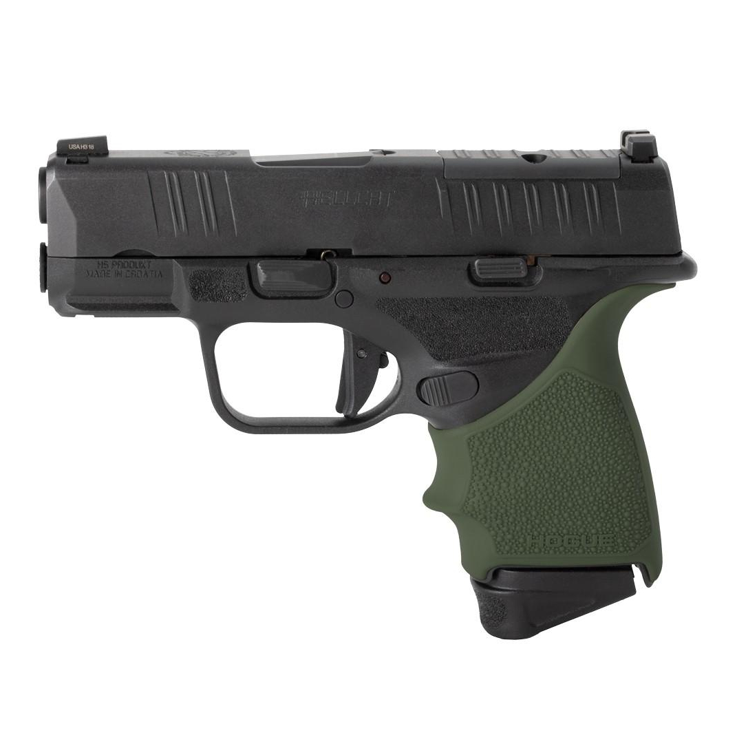 Hogue Soft Rubber Handall Beavertail Grip Sleeve Green