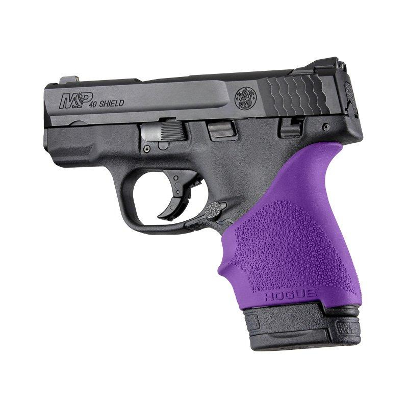 Hogue Handall Beavertail Grip Sleeve Purple for Glock 26, S&w M&p Shield, Ruger LC9
