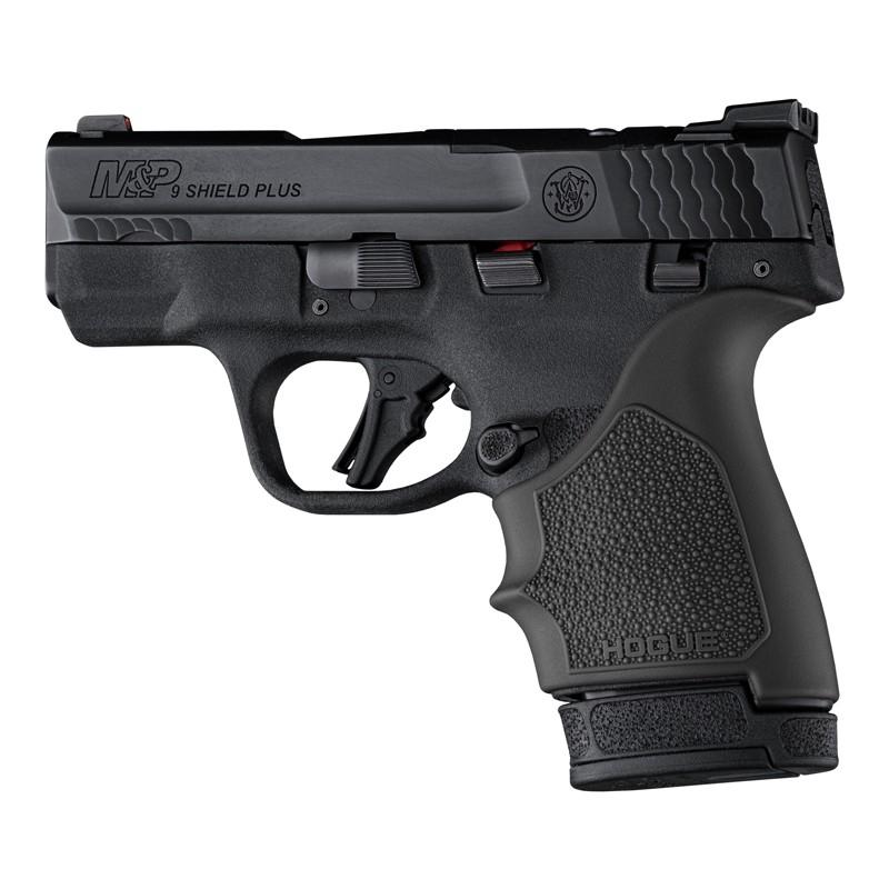 Hogue Handall Beavertail Grip Sleeve for S&w M&p 9 Shield Plus - Black