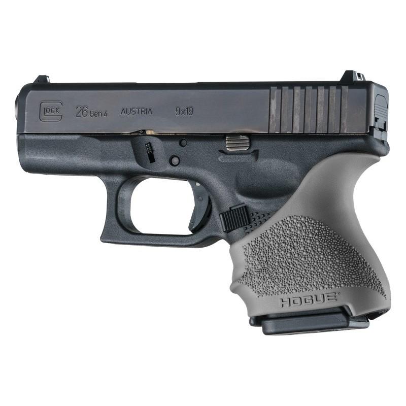 Hogue Handall Beavertail Grip Sleeve for Glock 26/27 Slate Grey
