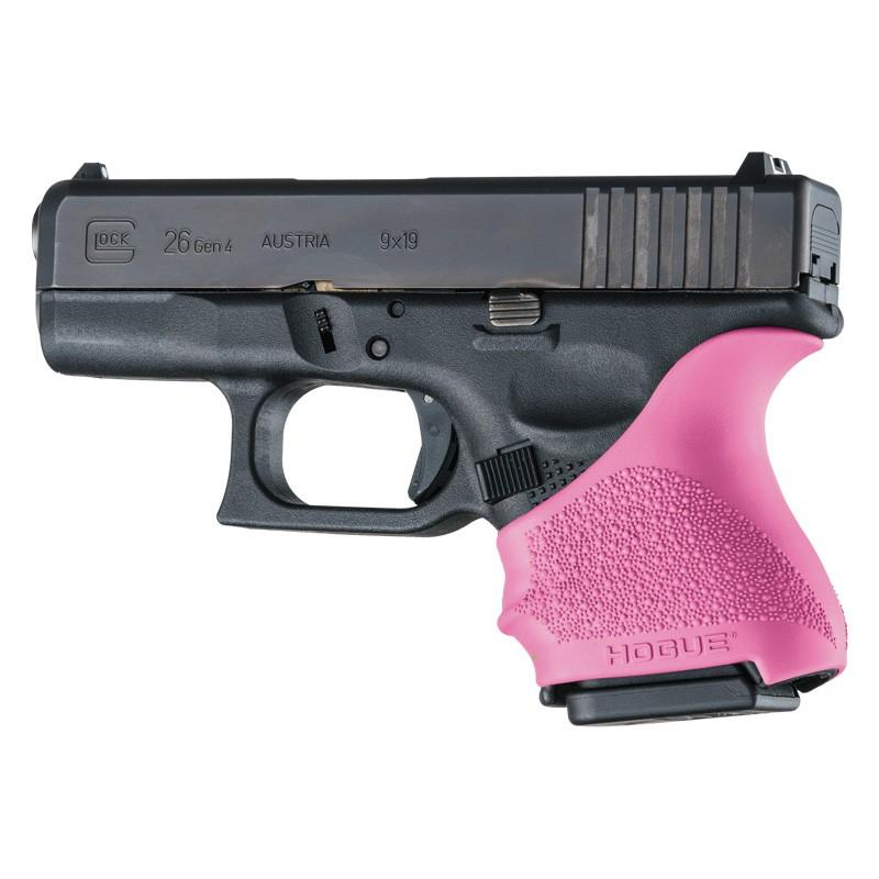 Hogue Handall Beavertail Grip Sleeve Glock 26/27 Pink