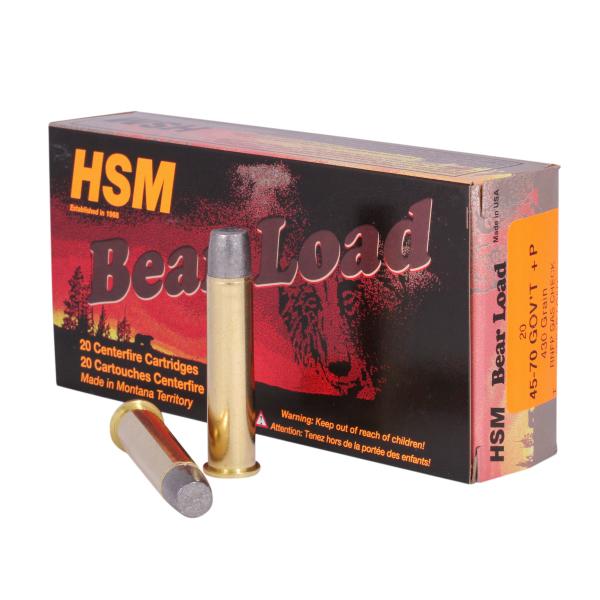 Hsm Bear Load 45-70 Govt 430 Gr Rnfp Ammo 20 Rounds