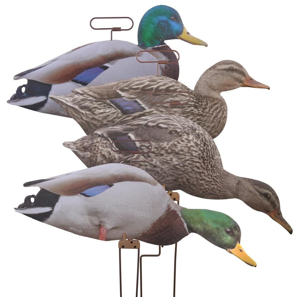 Higdon Outdoors Flats Mallard Motion Silhouettes 12PK