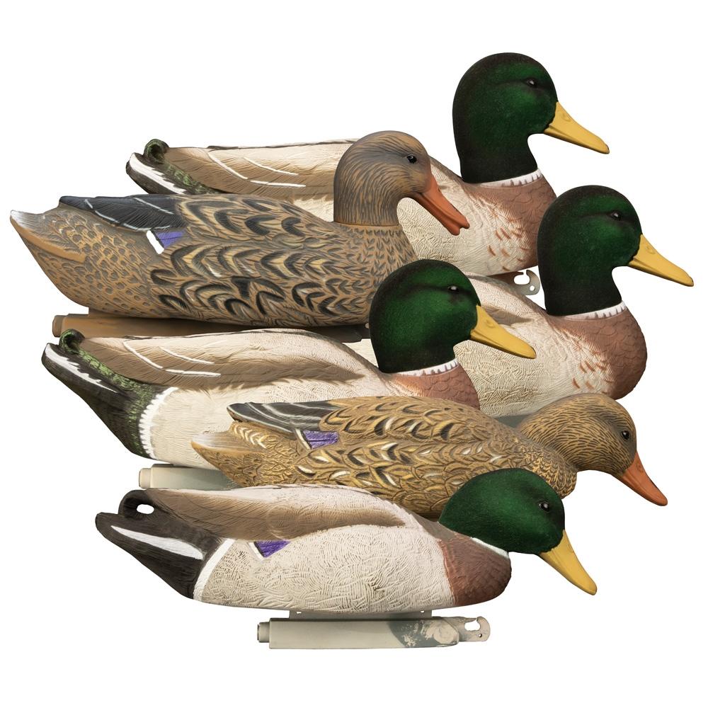 Higdon Outdoors Magnum Mallard Flocked Heads 6PK