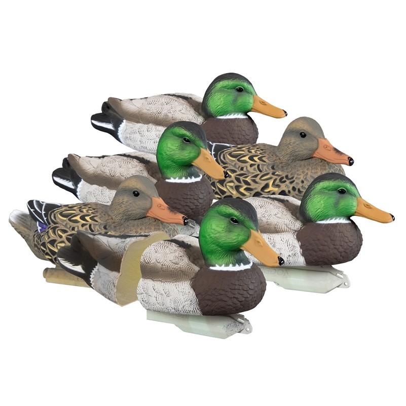 Higdon Outdoors Standard Mallard Foam Filled Decoys 6PK