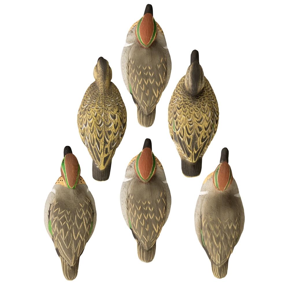 Higdon Outdoors Standard Green Wing Teal Foam Filled 6PK - Image 2