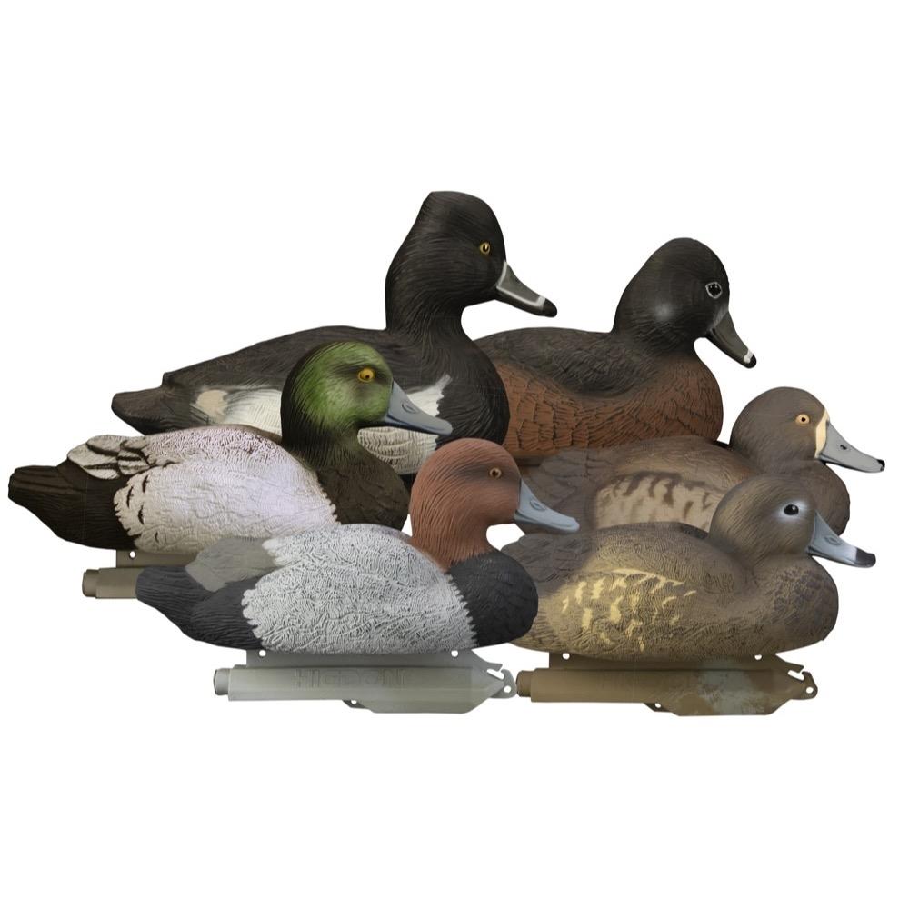 Higdon Outdoors Standard Diver Pack 6 Multi-color Foam Decoys