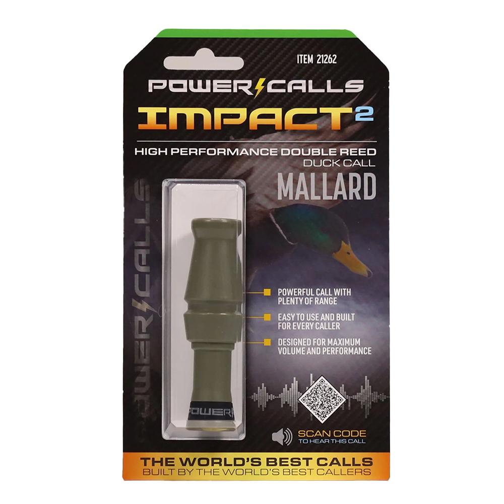 Higdon Mallard Duck Call IMPACT2 Od Green Polycarbonate - Image 2