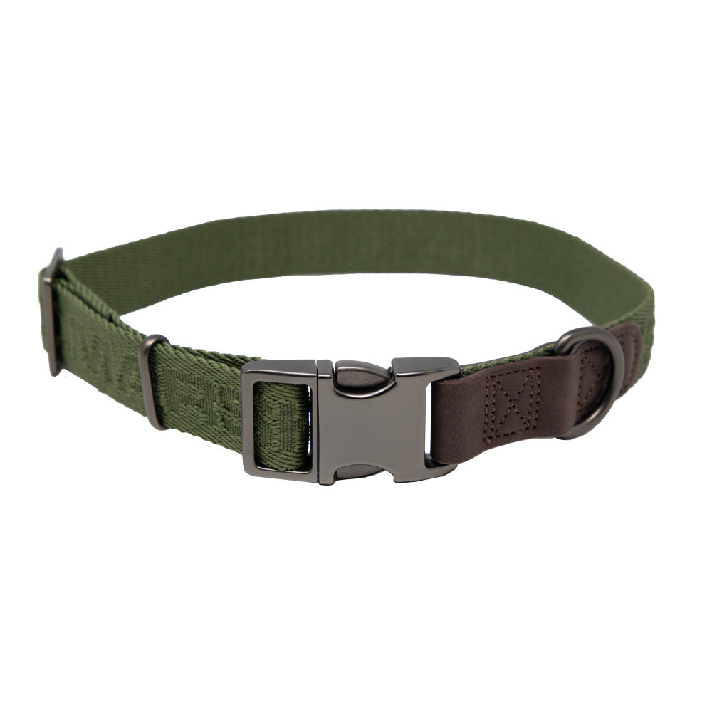 Higdon Adjustable Dog Collar 15IN-23IN - Cypress Green