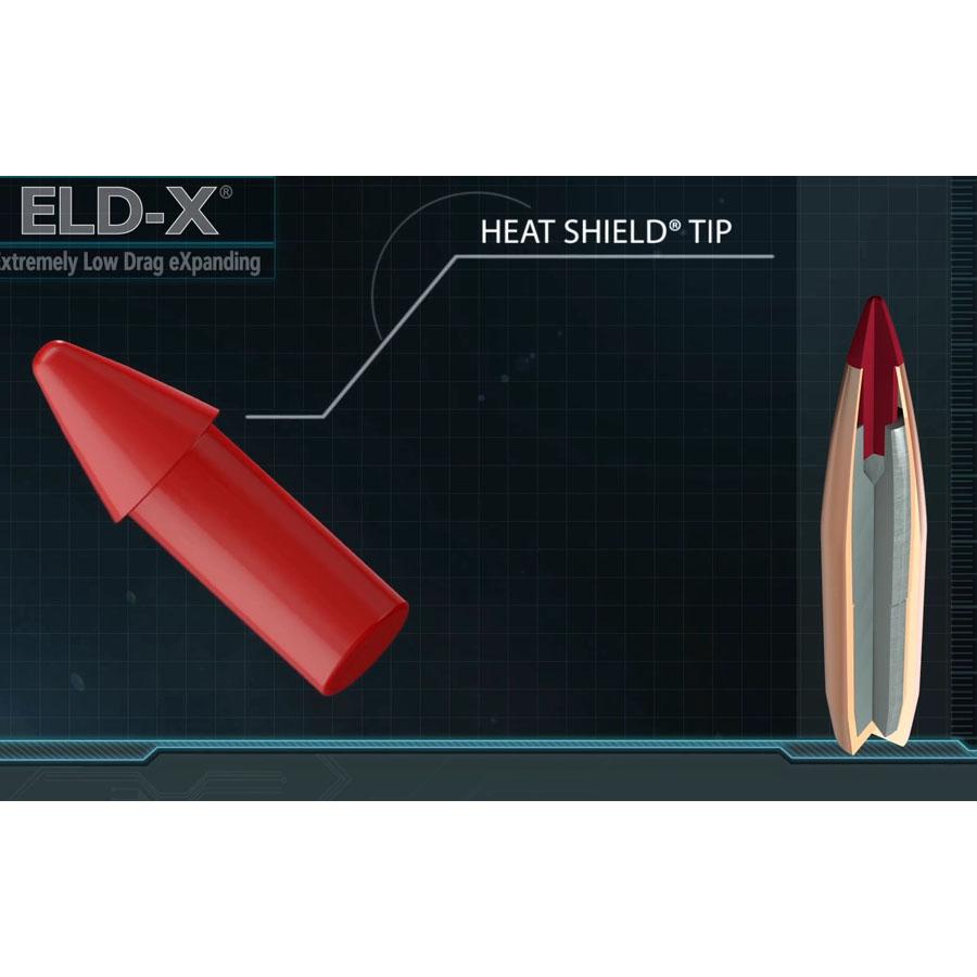 Hornady 30 Cal .308 212 Gr Eld-x 100 Count Bullets - Image 8