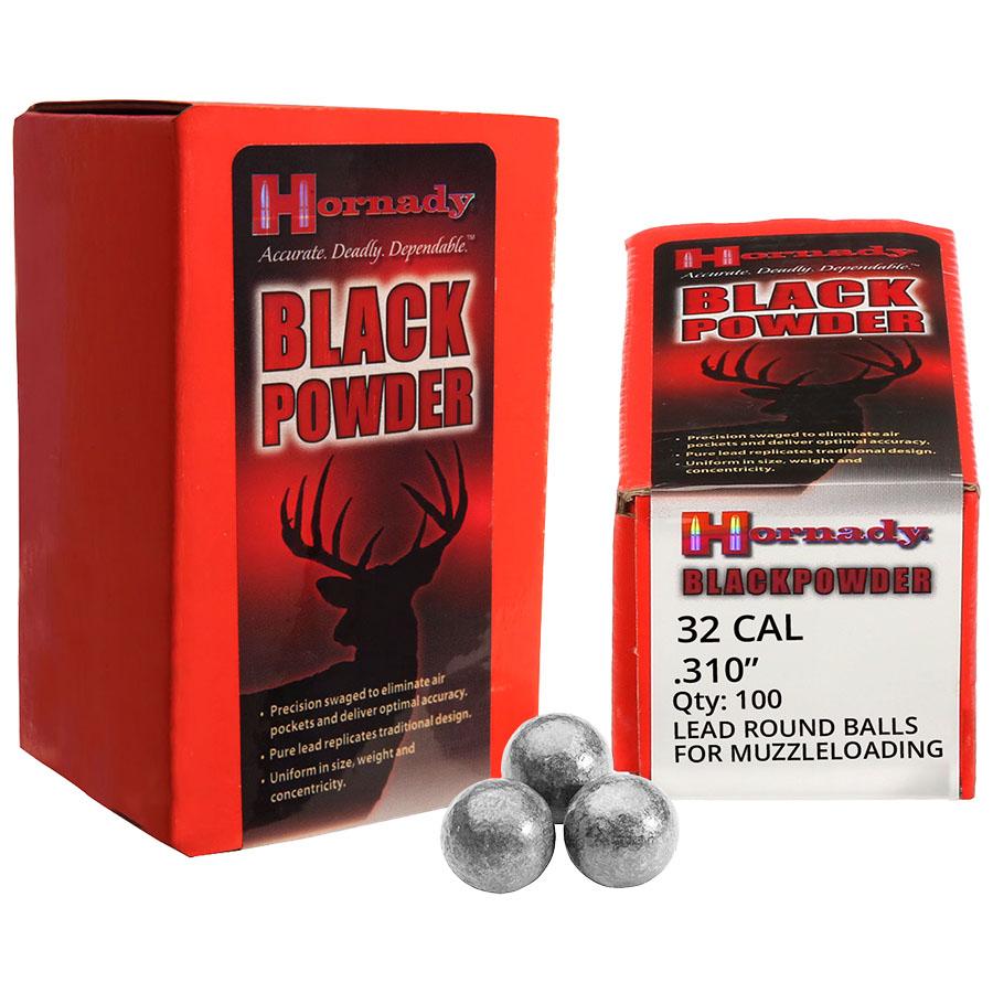 Hornady 32 Cal .310 Lead Balls 100 Round