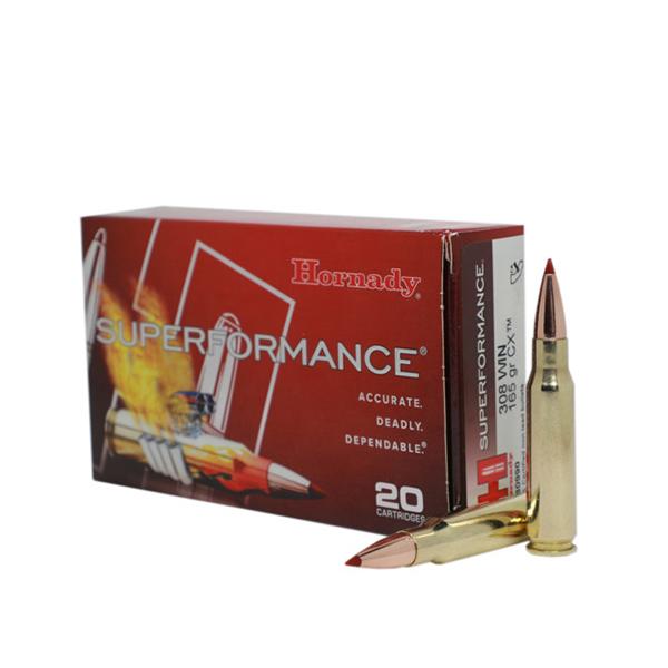 Hornady Superformance 308 Win 165 Gr Cx 20 Rounds