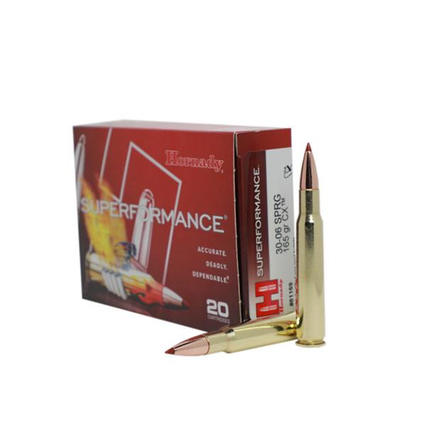 Hornady Superformance 30-06 Springfield 165GR Cx 20 Rounds