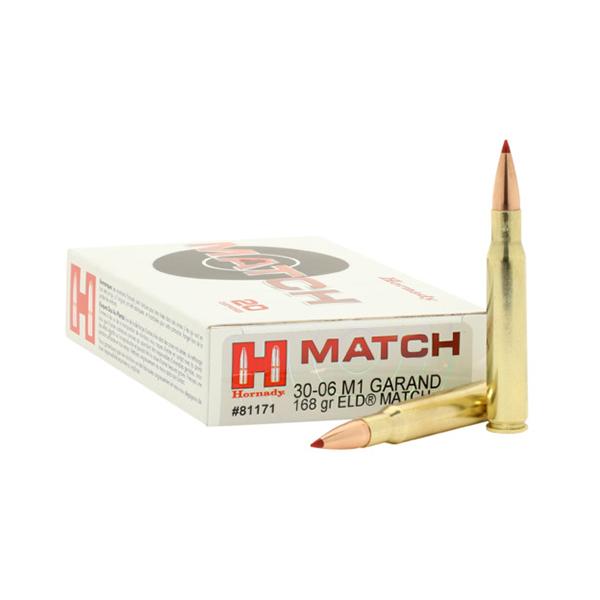 Hornady Vintage Match Eld 30-06 Springfield 168 Gr 20 Rounds