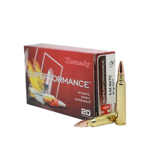 Hornady Superformance 5.56 Nato 55GR Cx 20 Rounds