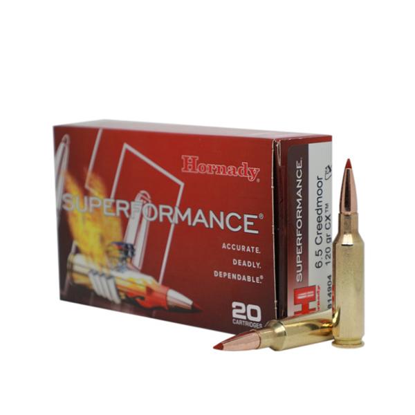 Hornady Superformance 6.5 Creedmoor 120GR Cx 20 Rounds