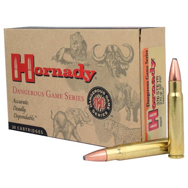 Hornady Dangerous Game 376 Steyr 270GR Sp-rp