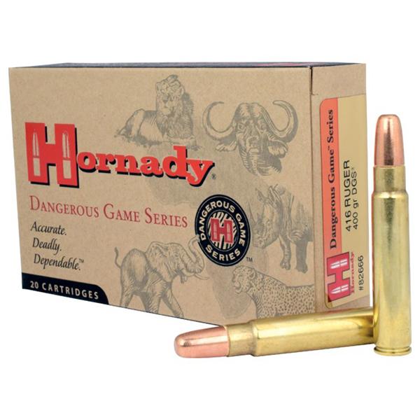 Hornady 416 Ruger 400GR Dgs 20RD