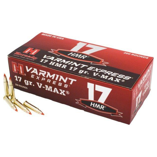 Hornady Ammo 17 Hmr 17GR V-max 200/BOX