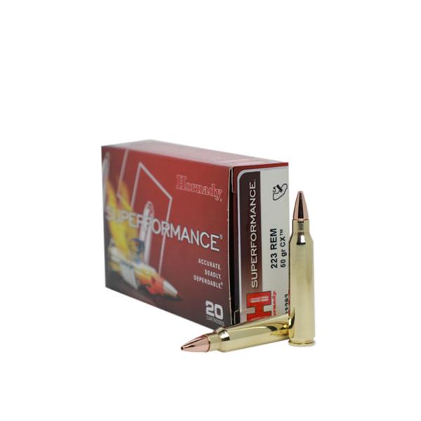 Hornady Superformance 223 Rem 50 Gr Cx 20 Rds