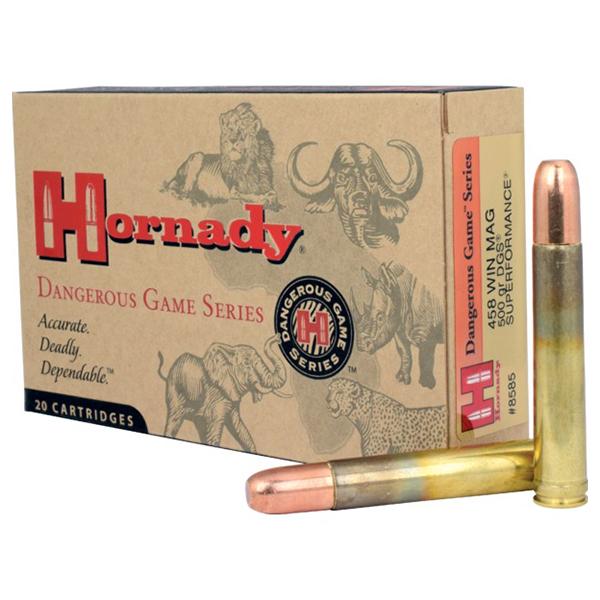 Hornady Superformance .458 Win 500GR Dgs 20 Rounds
