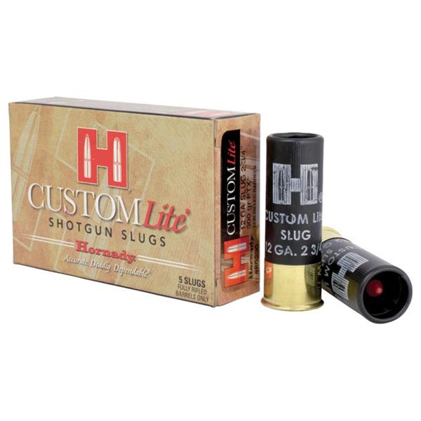 Hornady Custom Lite 12GA 300GR Ftx Sabot Slug 5RD