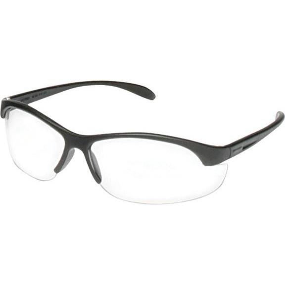 Howard Leight HL200 Youth Compact Safety Glasses, Black Frame, Clear Lens