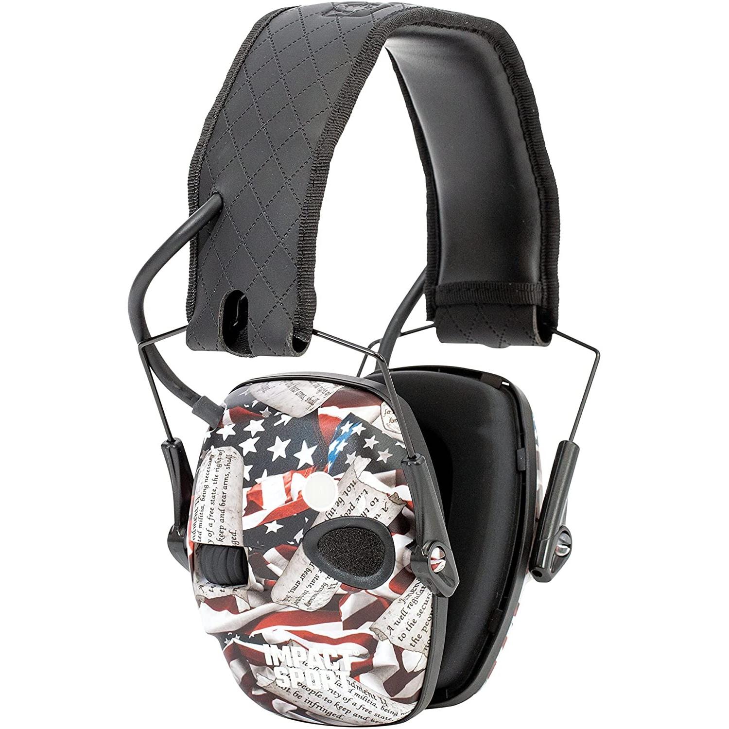 Impact Sport Bluetooth Earmuffs - Black/diamond Pattern