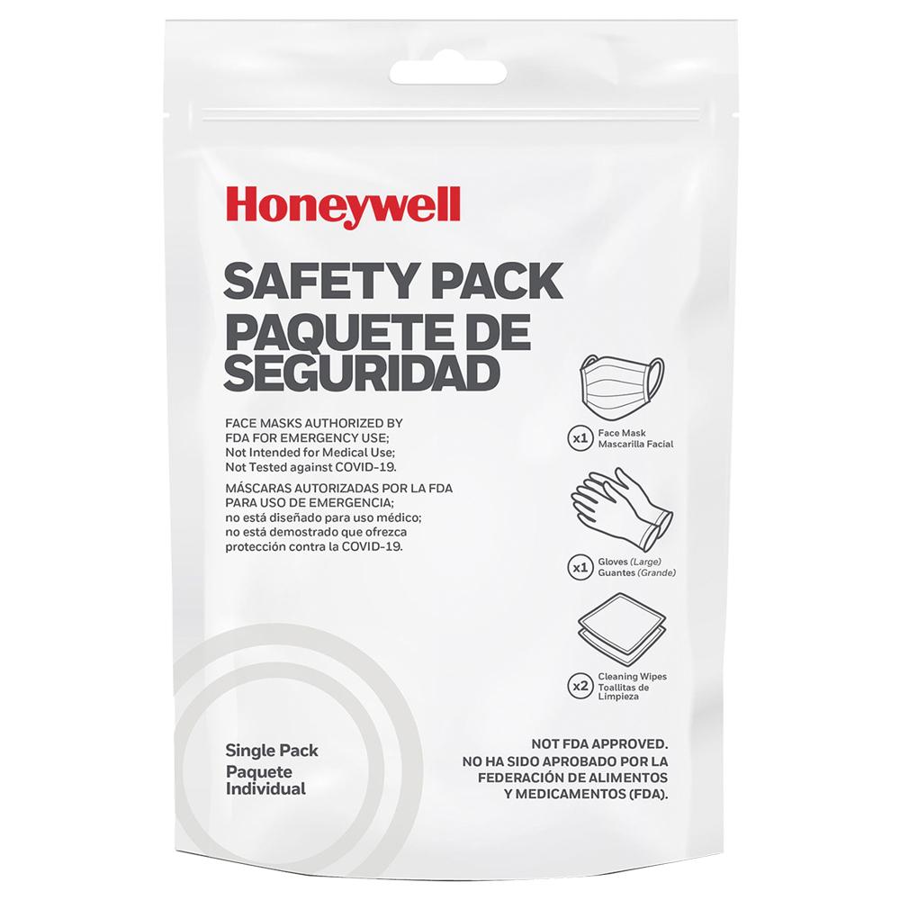 Honeywell Safety Pack - Face Mask, Gloves & Cleansing Wipes