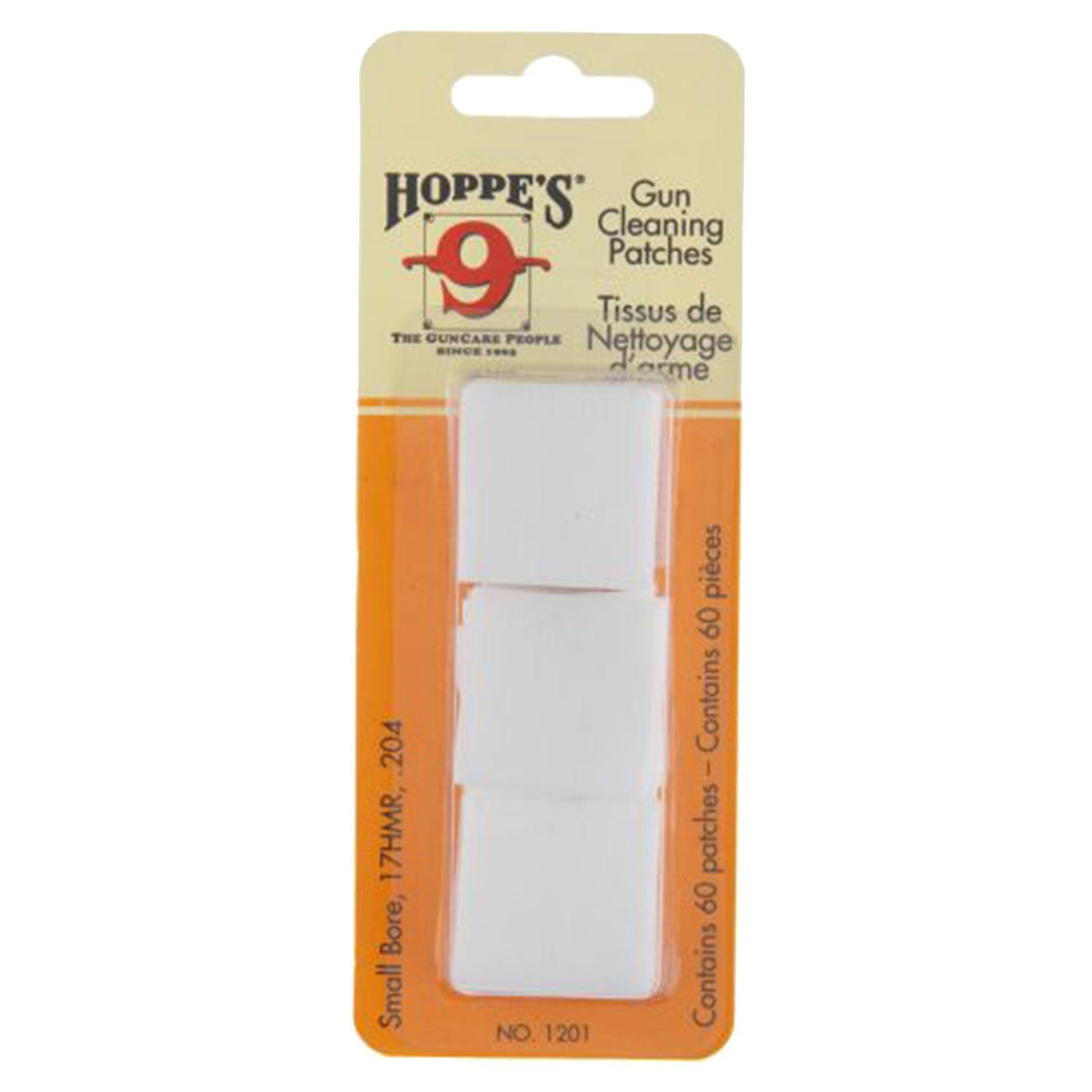 Hoppes Small Bore Cleaning Patches 60 Pack