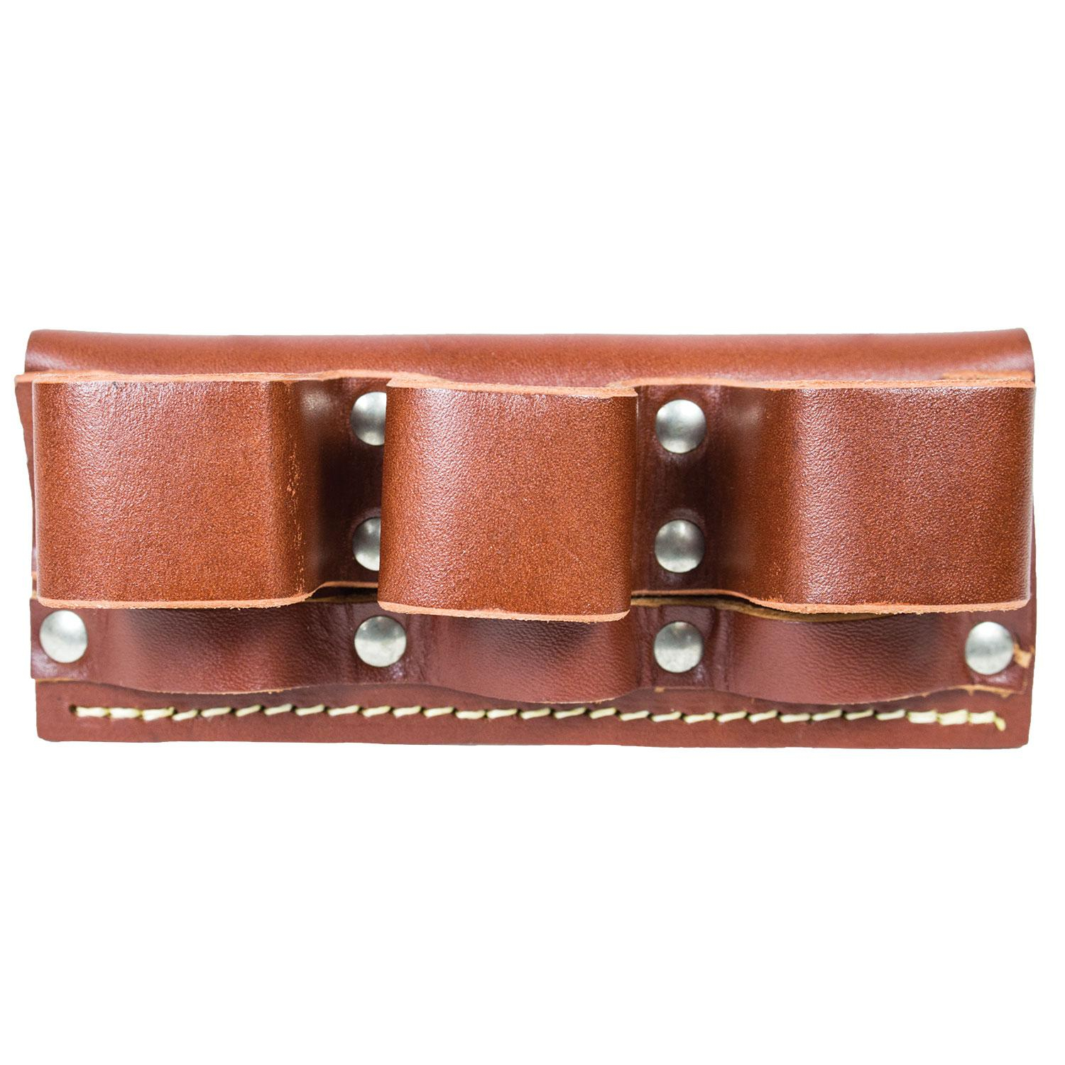 3 Slot Rotary Clip Belt Slide for Ruger 10/22 Tan Leather