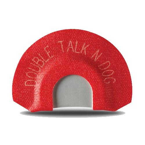 Johnny Stewart Double Talkn Dog Diaphragm Call - Coyote Sounds Red
