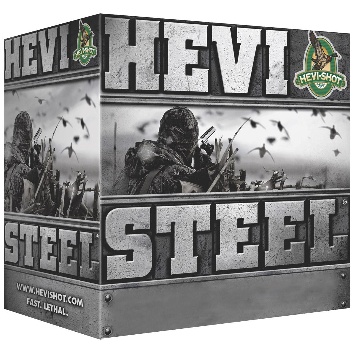 Hevi Steel 12GA 2-3/4 1-1/8OZ 3 Shot 25 Rounds