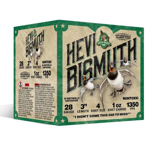 Hevi-bismuth 28GA 3IN 1OZ 4 Shot 25RD