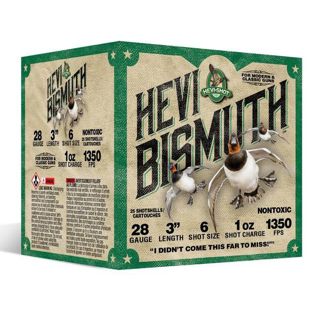 Hevi-bismuth 28GA 3IN 1OZ 6 Shot 25RD