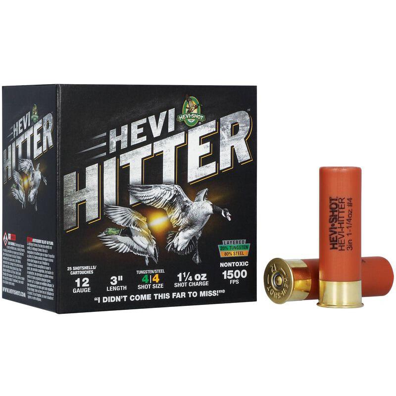 Hevi-hitter 12GA 3IN 1-1/4OZ 4 Tungsten/steel