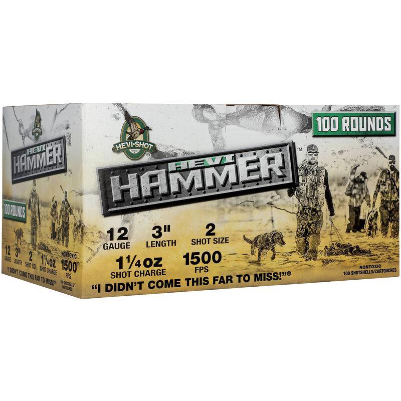 Hevi-hammer 12GA 3IN 1-1/4OZ 2 Ammo 100 Pack