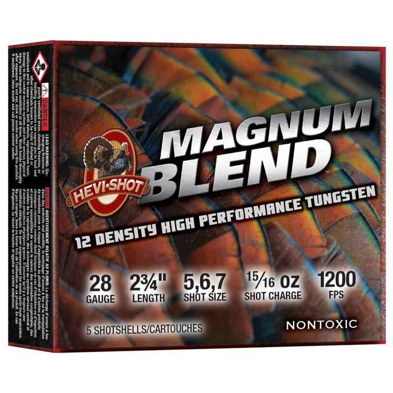 Hevi-shot Magnum Blend Turkey 28GA 3IN 1OZ 5 6 7 5RD