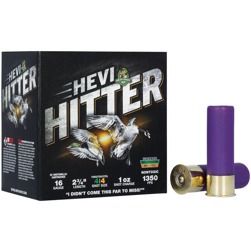 Hevi-hitter 16GA 2-3/4IN 1OZ 4 Tungsten/steel