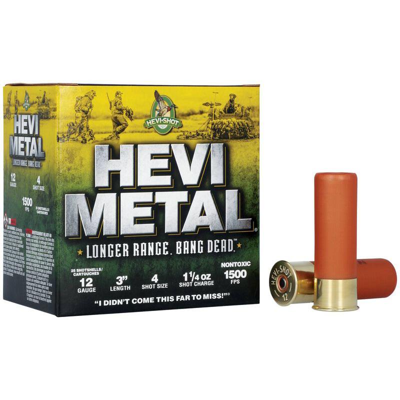 Hevi-shot Hevi Metal Long Range 12GA 3 1 1/4OZ 4 25RD