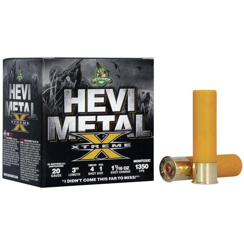 Hevi-shot Metal Xtreme 20GA 3IN 1.0625OZ 4 Tungsten & 1 Steel 25RD