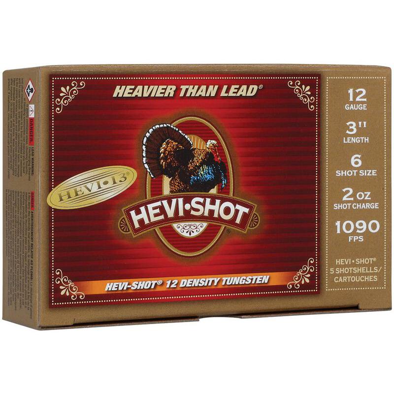 HEVI-13 Turkey 12GA 3IN 2OZ 6 Tungsten Ammo 50RD