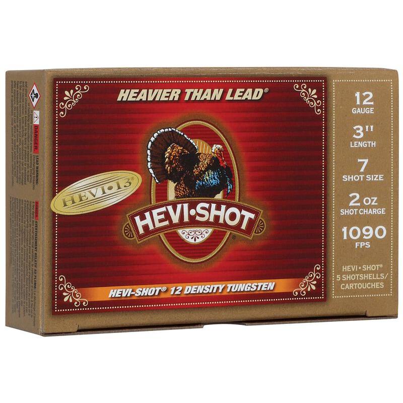 HEVI-13 Turkey 12GA 3IN 2OZ 7 Tungsten Ammo 5RD