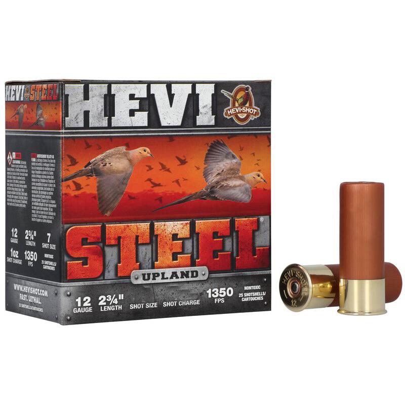 Hevi-steel Upland 12GA 2-3/4IN 1-1/8OZ 3 Ammo 25RD